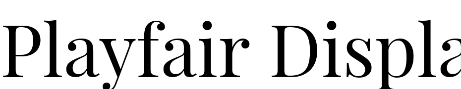 Playfair Display Italic Yazı tipi ücretsiz indir